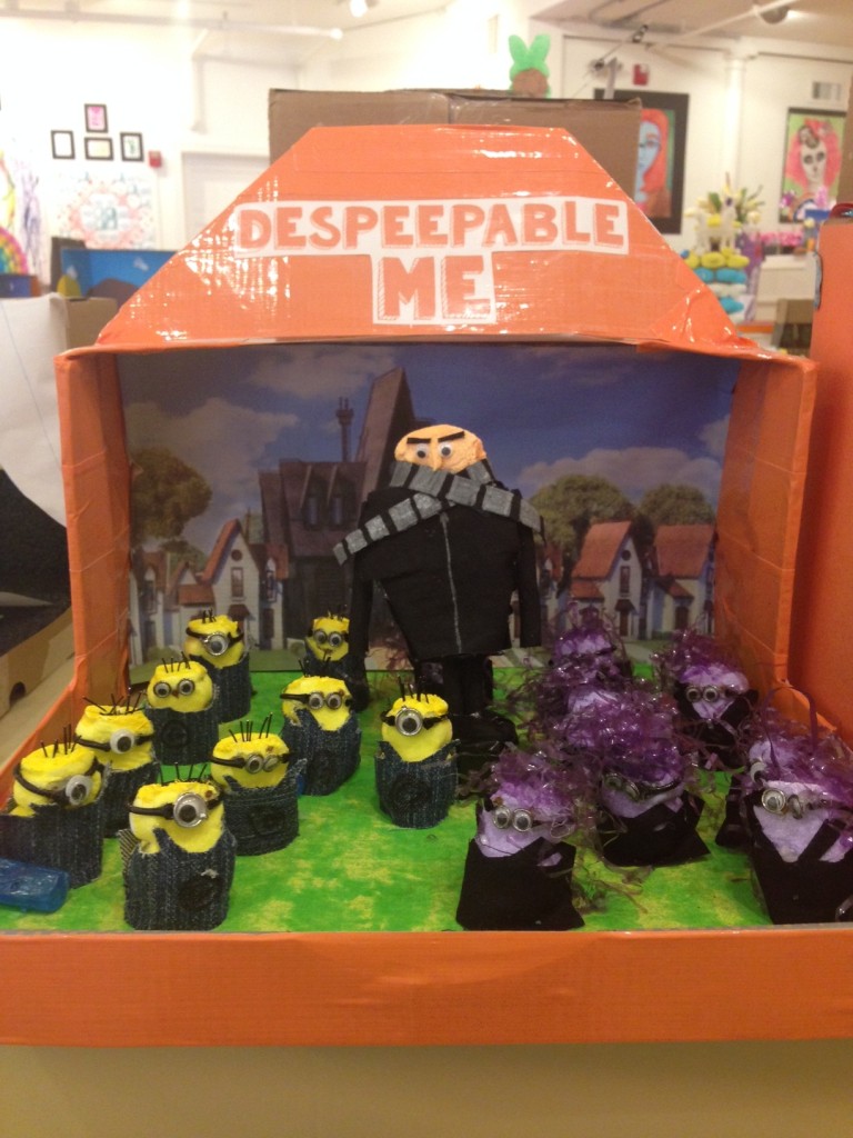 Despeepable Me by Isabelle & Jen Correa & Catherine Rupp of Newport, NH Library Arts Center