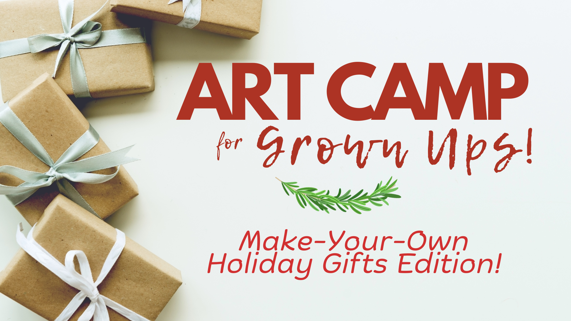 Art Camp Grown ups - Holiday FBE