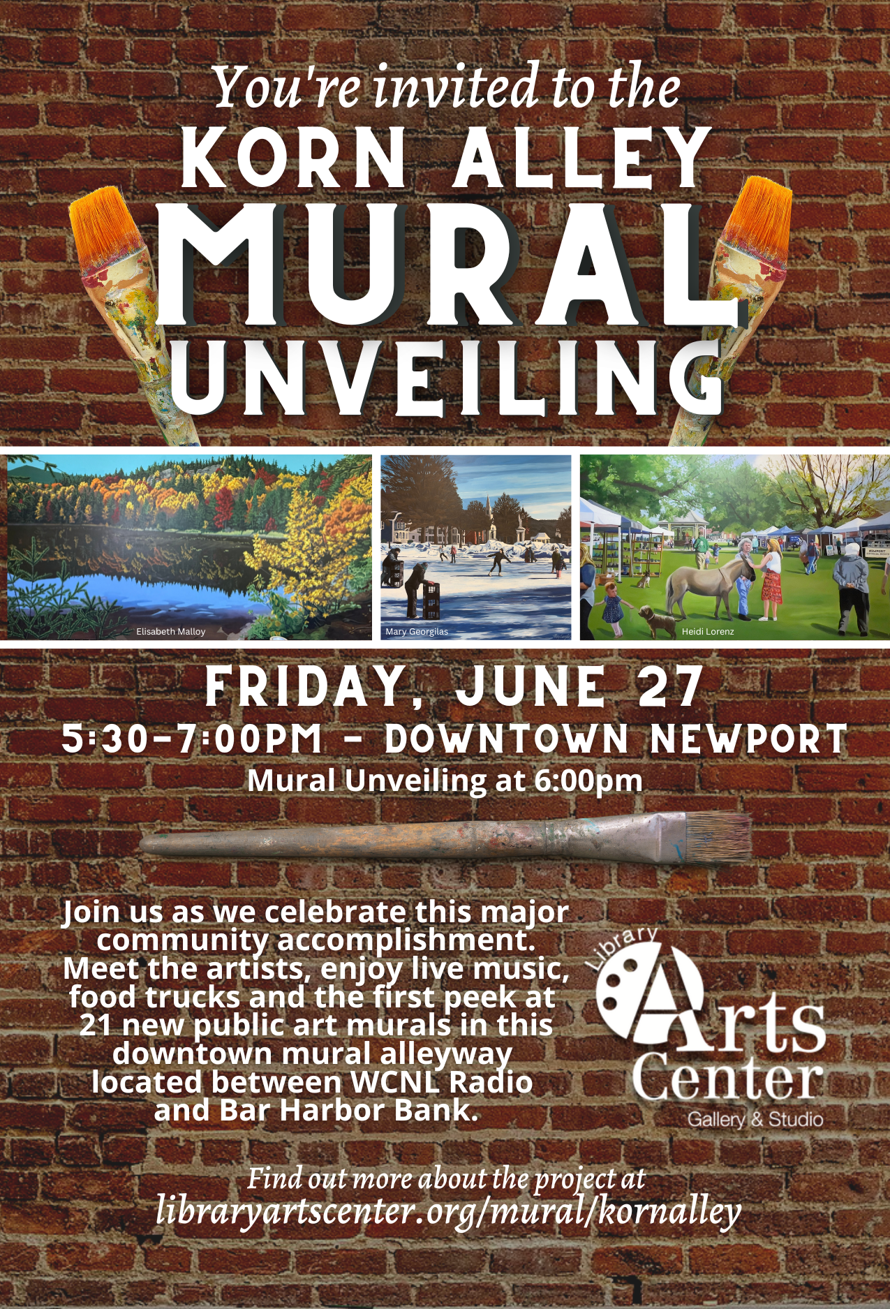 Korn Alley Mural Unveiling - (4.25 × 6.25 in) - card2
